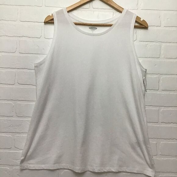 Old Nay active white neutral tanktop soft camisole Large cami basics comfortable - Picture 8 of 9